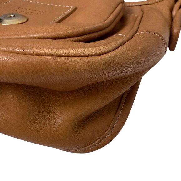 COACH Legacy Field Tan Handbag Leather Shoulder Messenger Crossbody Bag 9128 - Picture 10 of 16